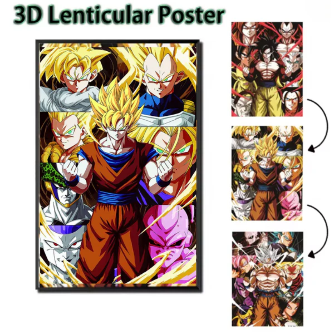Póster Anime 3D