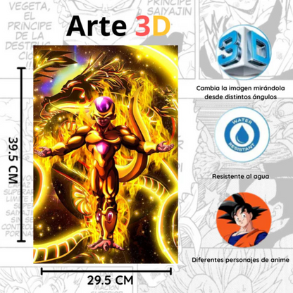 Póster Anime 3D